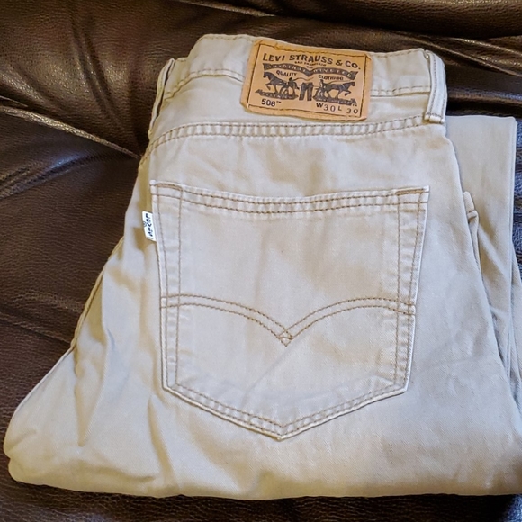 Levis 508 tan jeans - Picture 2 of 4